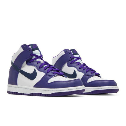 Nike Dunk High GS 'White Midnight Navy'