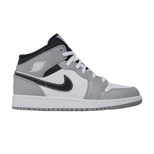 Air Jordan 1 Mid GS 'Light Smoke Grey'