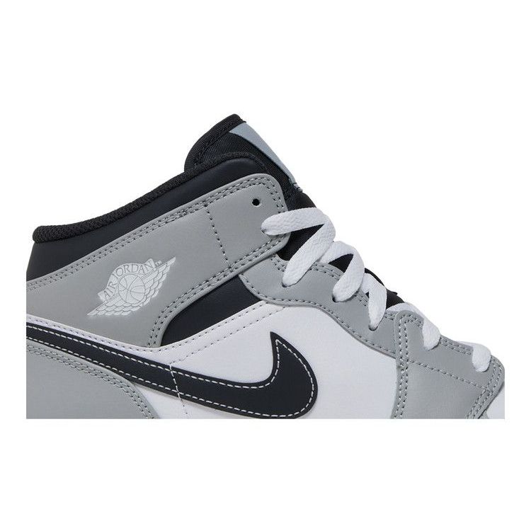 Air Jordan 1 Mid GS 'Light Smoke Grey'