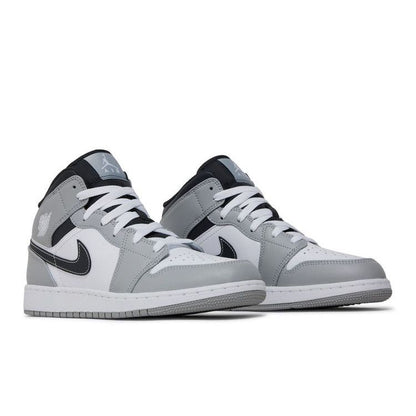 Air Jordan 1 Mid GS 'Light Smoke Grey'