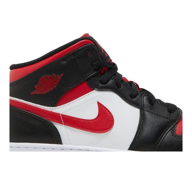 Air Jordan 1 Mid GS 'Black Fire Red'