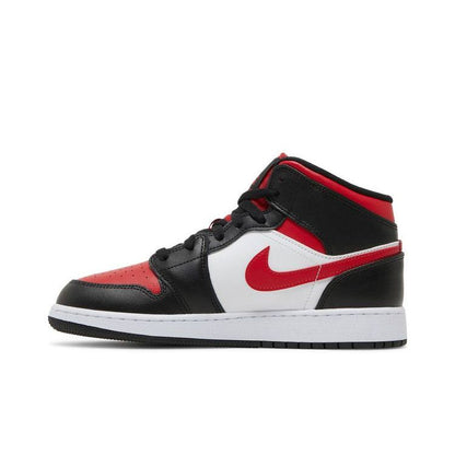 Air Jordan 1 Mid GS 'Black Fire Red'