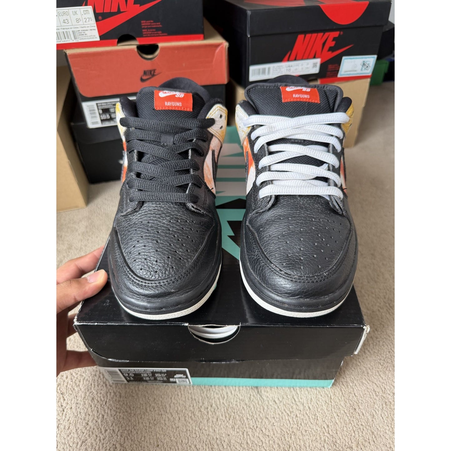 Nike SB Dunk Low Raygun Tie-Dye Black