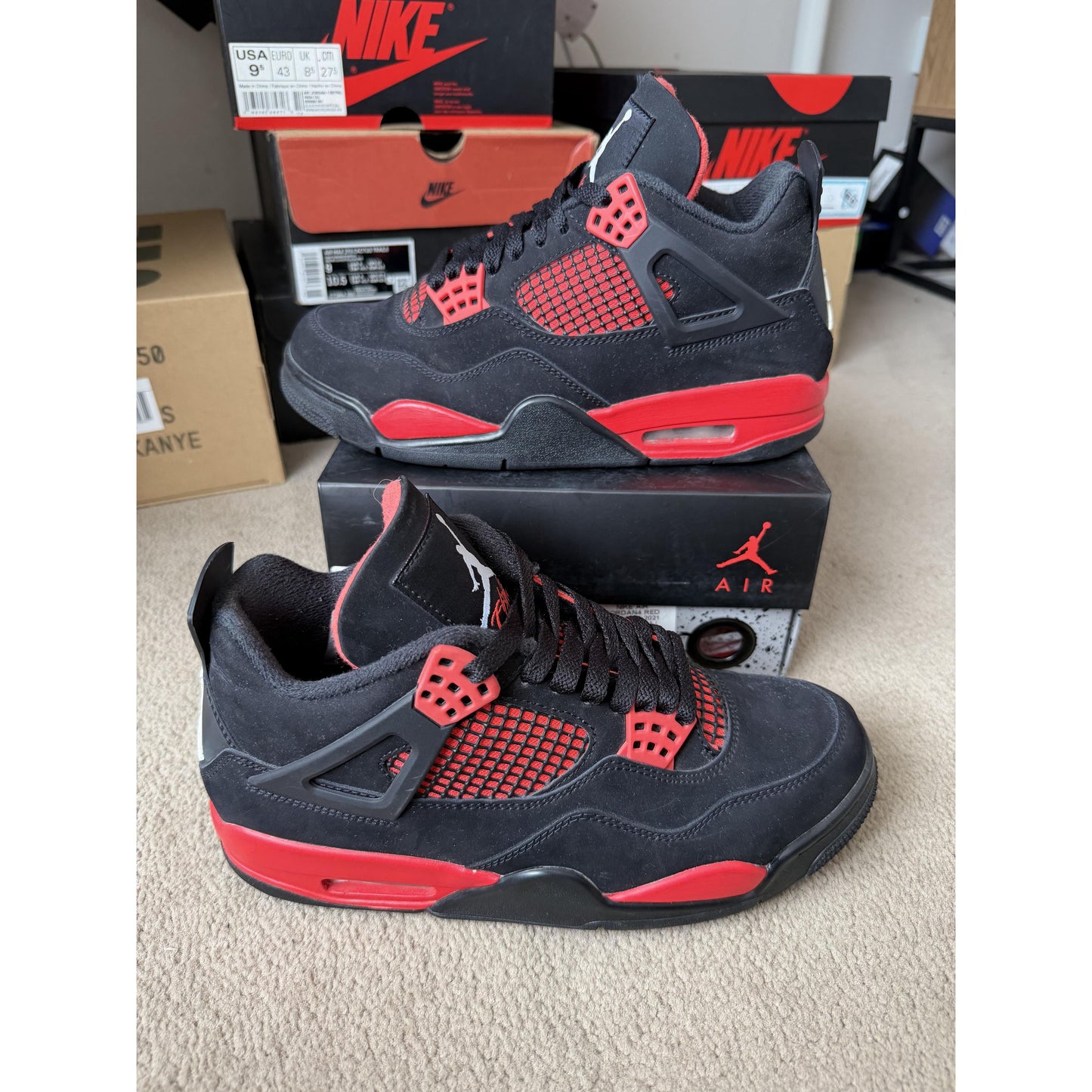 Jordan 4 Retro Red Thunder
