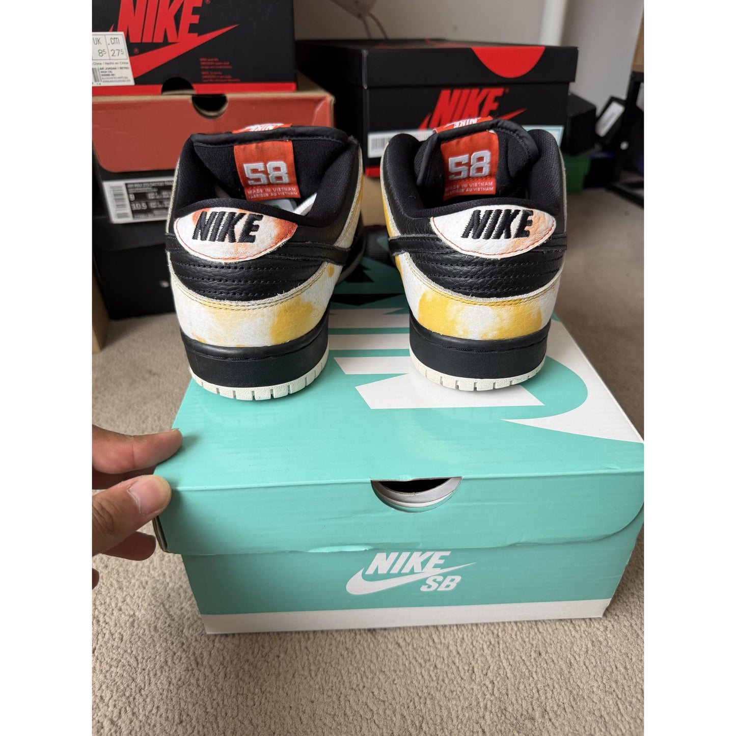 Nike SB Dunk Low Raygun Tie-Dye Black