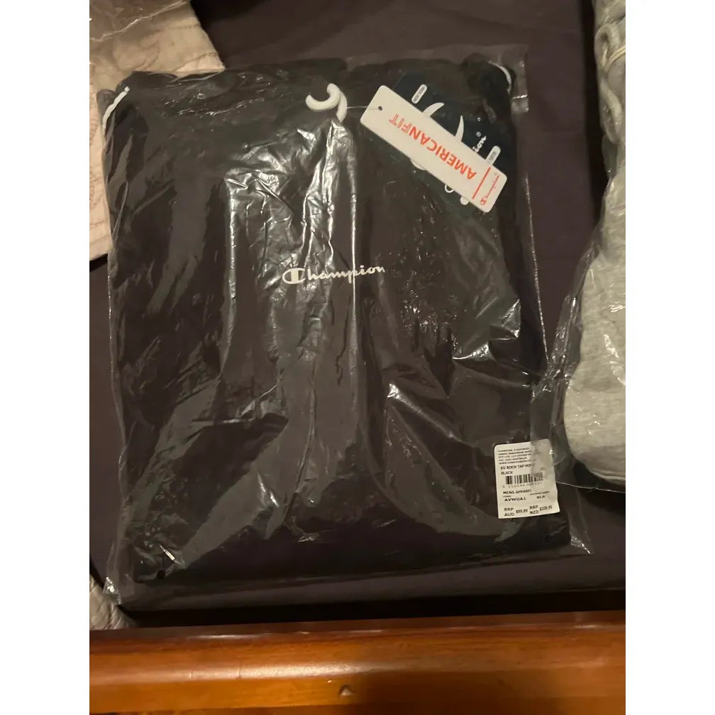 Champion Men's Taping Hoodie Black