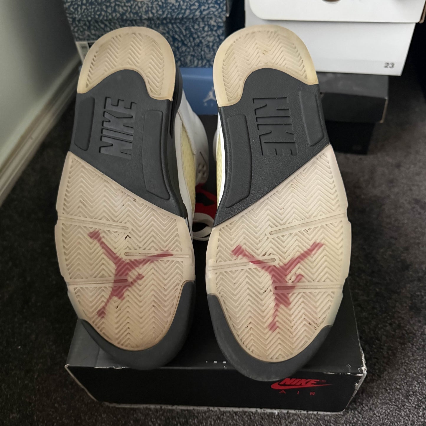 Jordan 5 Retro Fire Red Silver