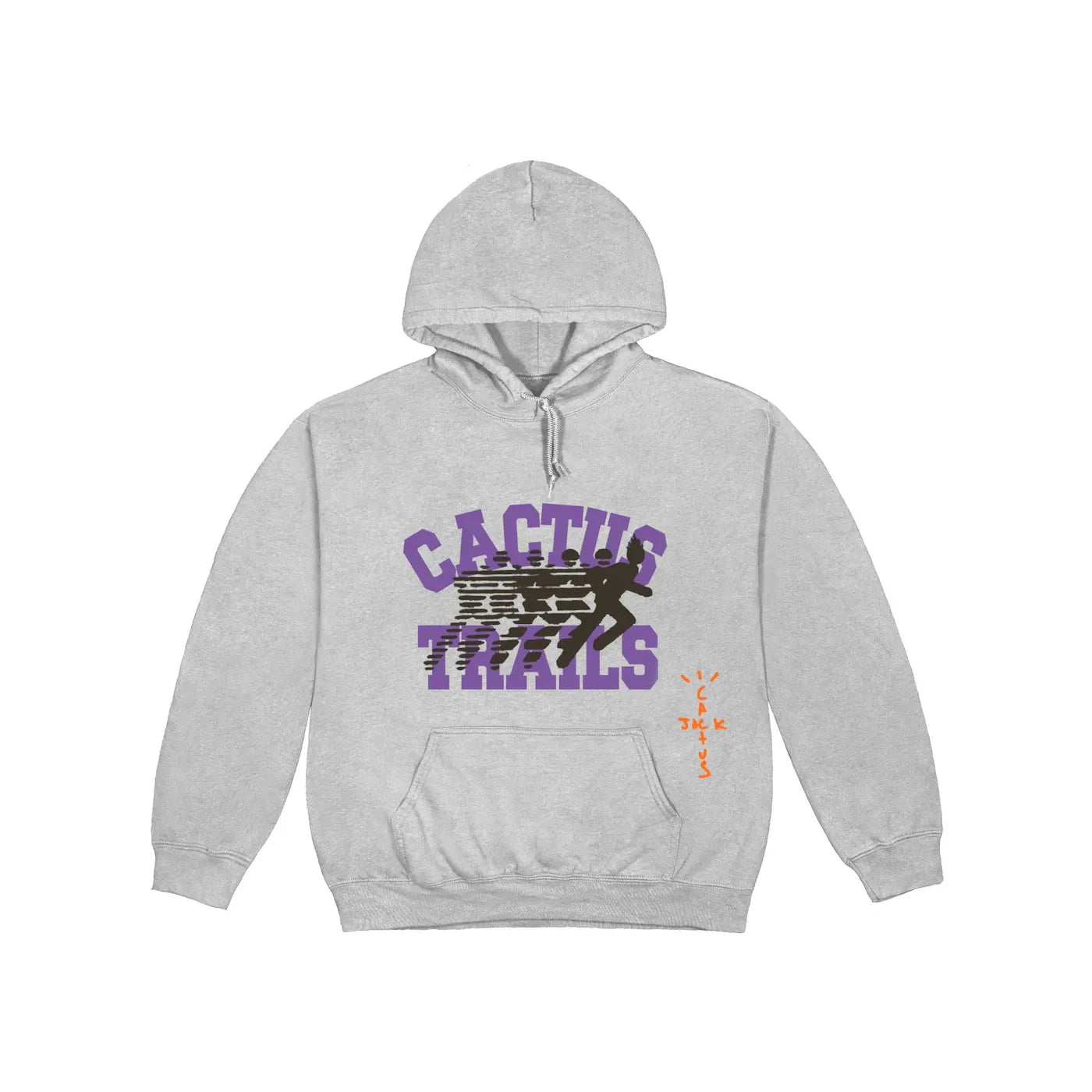 Travis Scott Running Wild Varsity Hoodie - Heather Grey