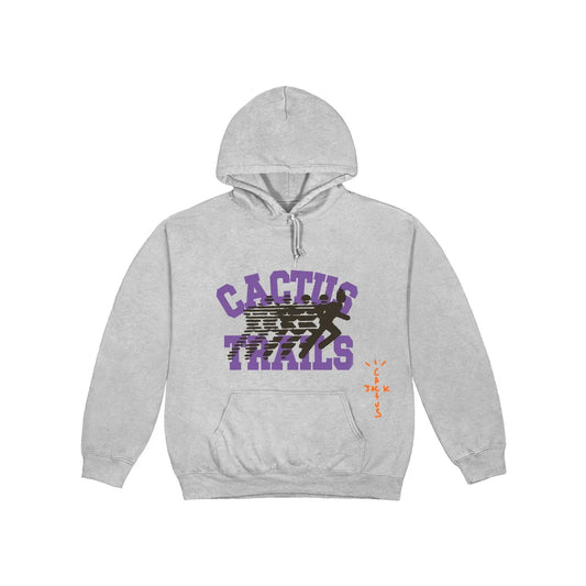 Travis Scott Running Wild Varsity Hoodie - Heather Grey