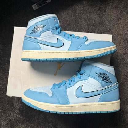 Jordan 1 Mid SE Ice Blue Womans