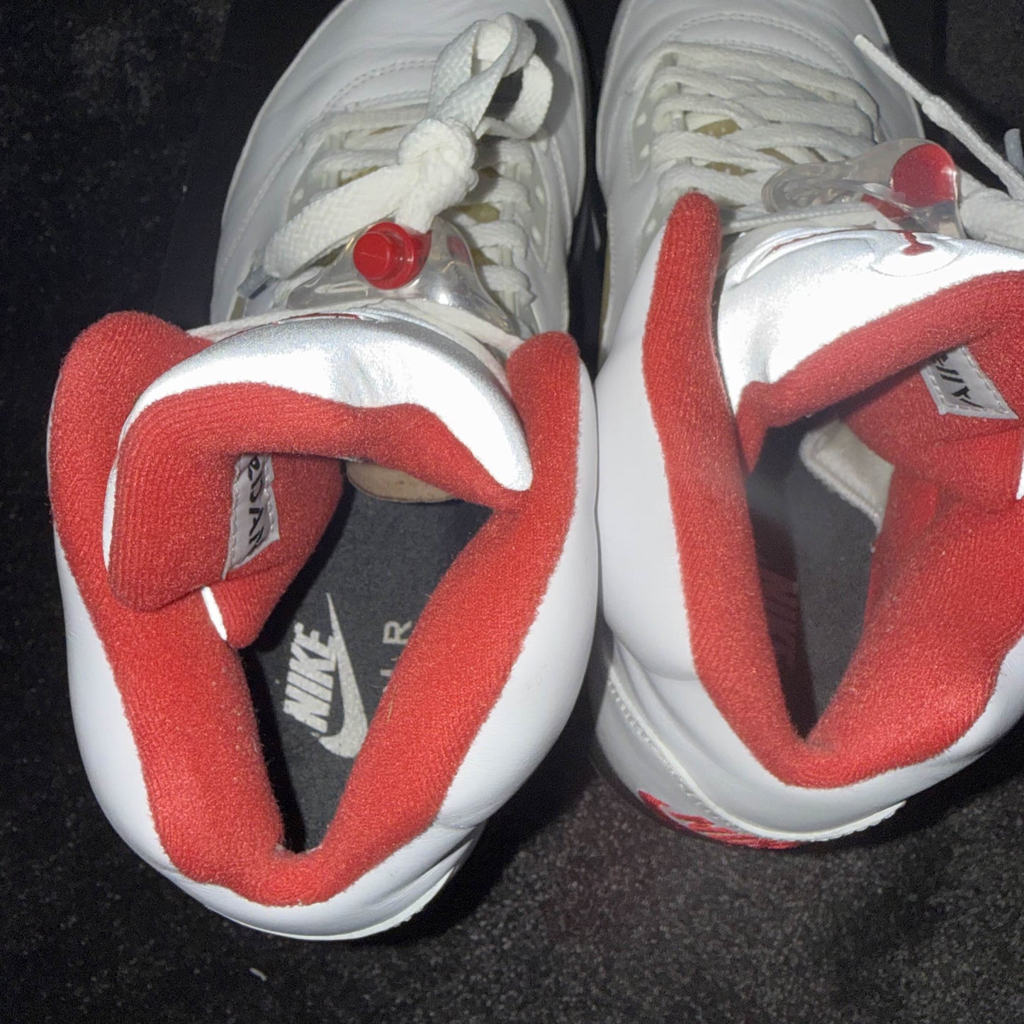Jordan 5 Retro Fire Red Silver