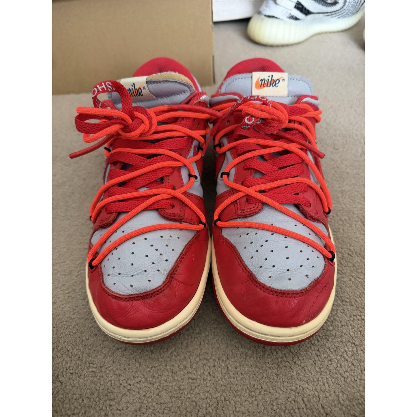 Nike Dunk Low Off White University Red