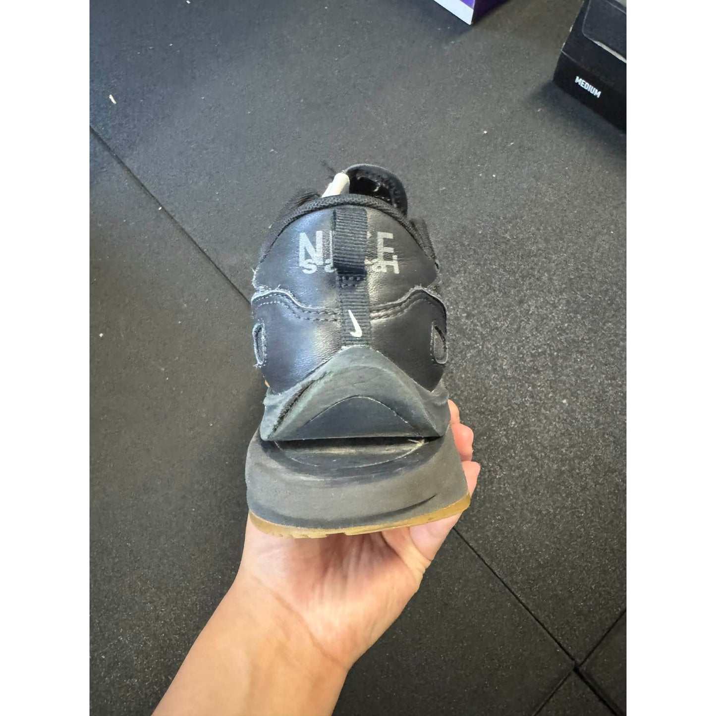 Sacai vapourwaffle Black