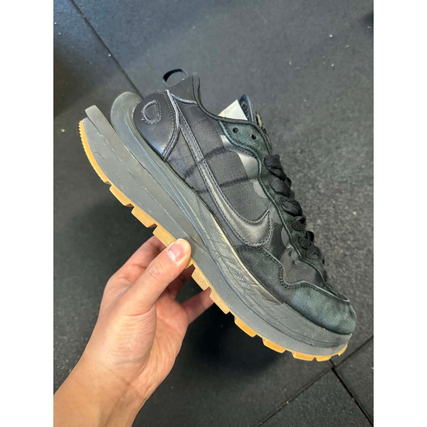 Sacai vapourwaffle Black