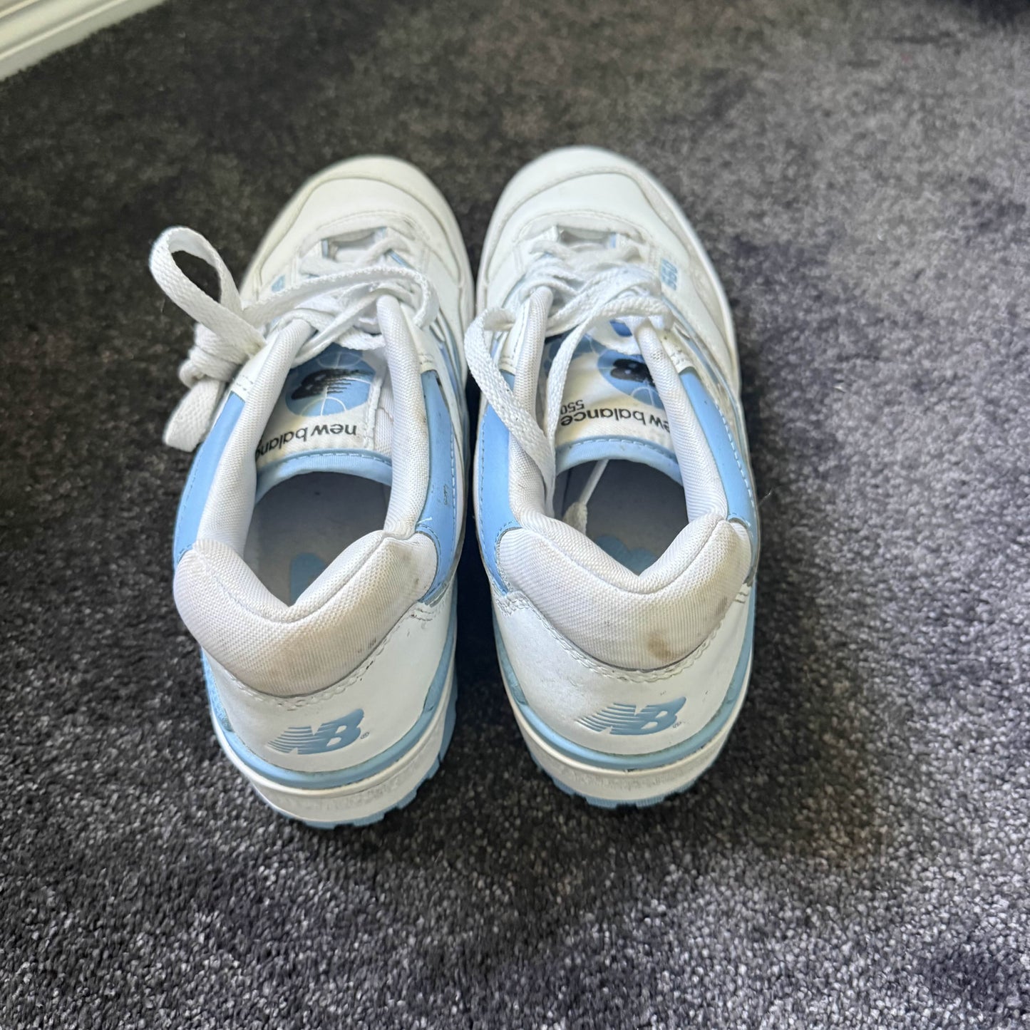 New Balance 550 UNC White Dusk Blue (Womans)