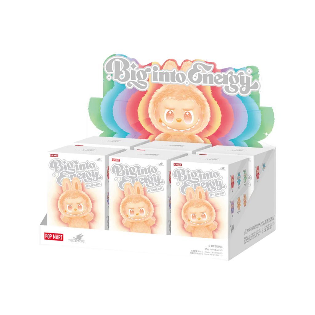 Pop Mart Labubu The Monsters Big Into Energy Blind Box (Case of 6)