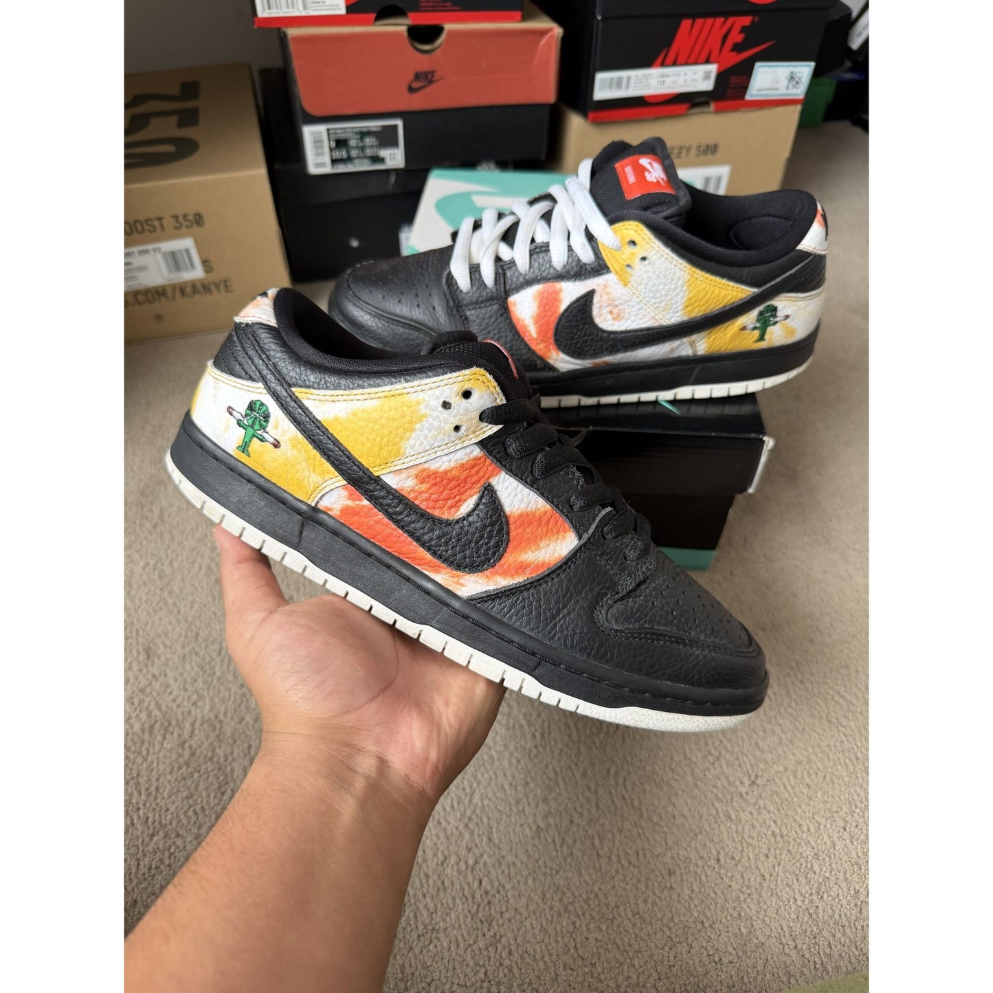 Nike SB Dunk Low Raygun Tie-Dye Black