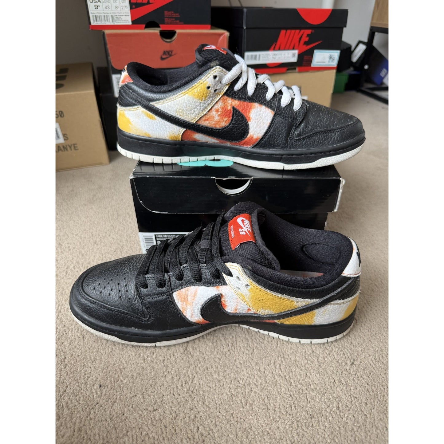 Nike SB Dunk Low Raygun Tie-Dye Black