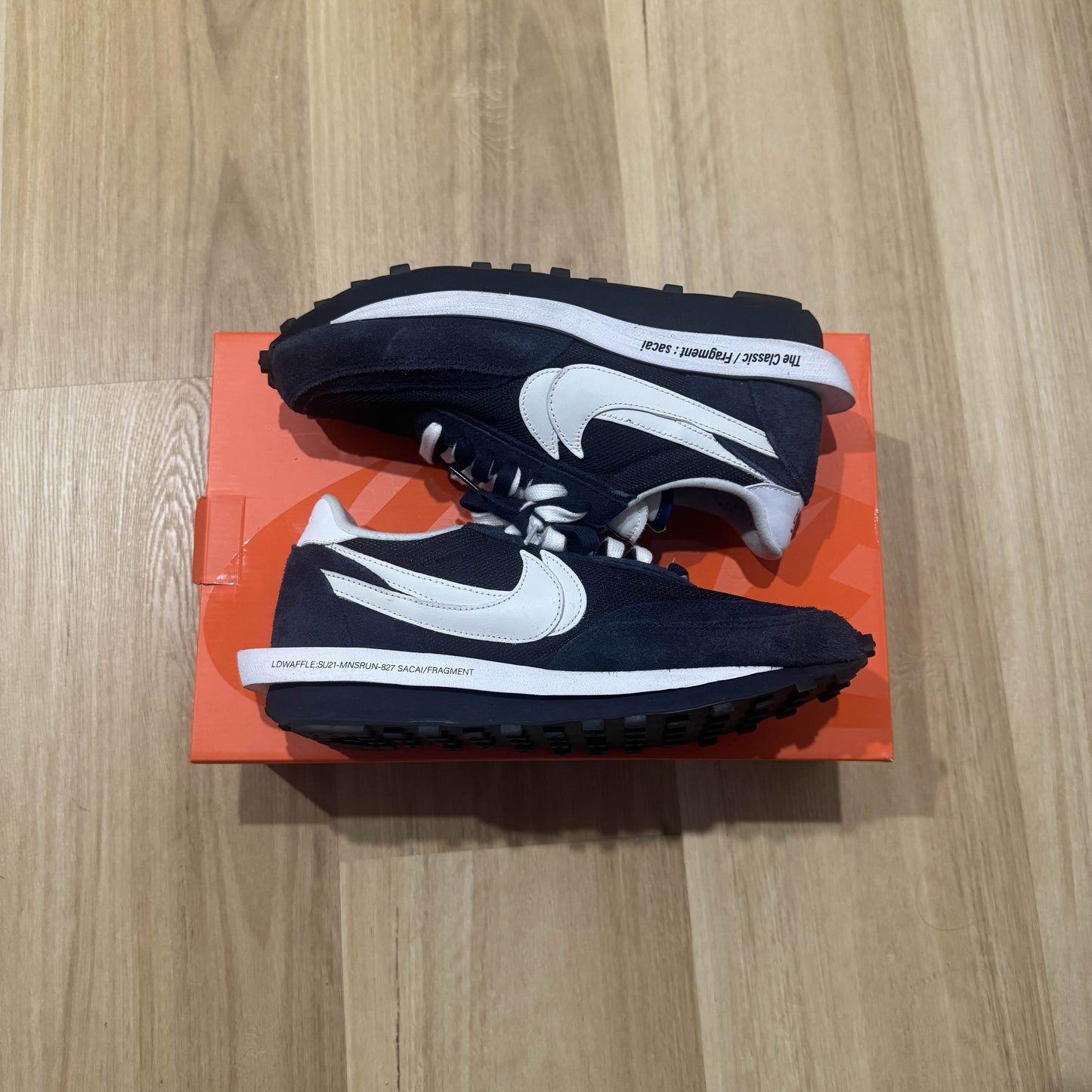 Nike LD Waffle SF sacai Fragment Blue Void