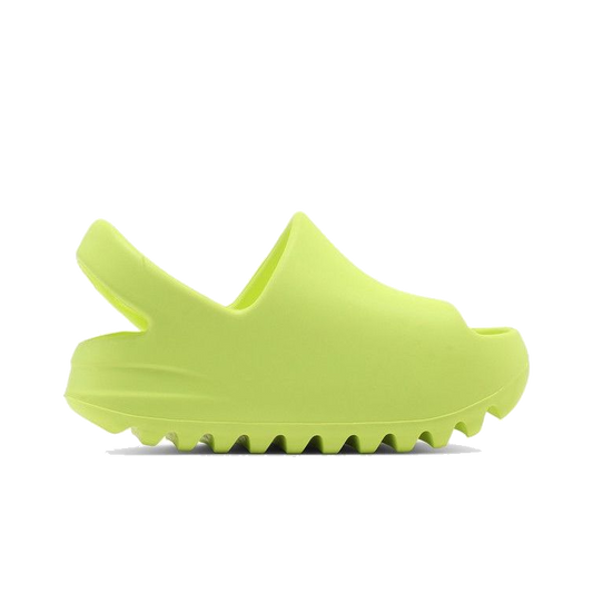 Yeezy Slides Infants 'Glow Green'