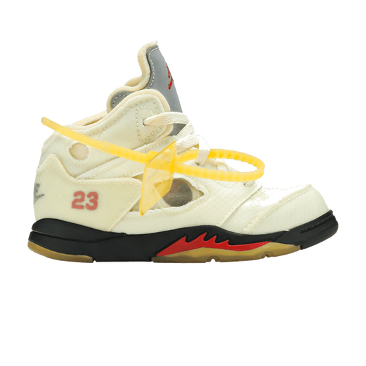 Off-White x Air Jordan 5 Retro SP TD Sail