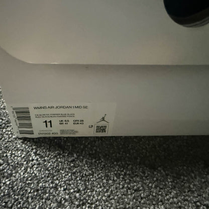Jordan 1 Mid SE Ice Blue Womans