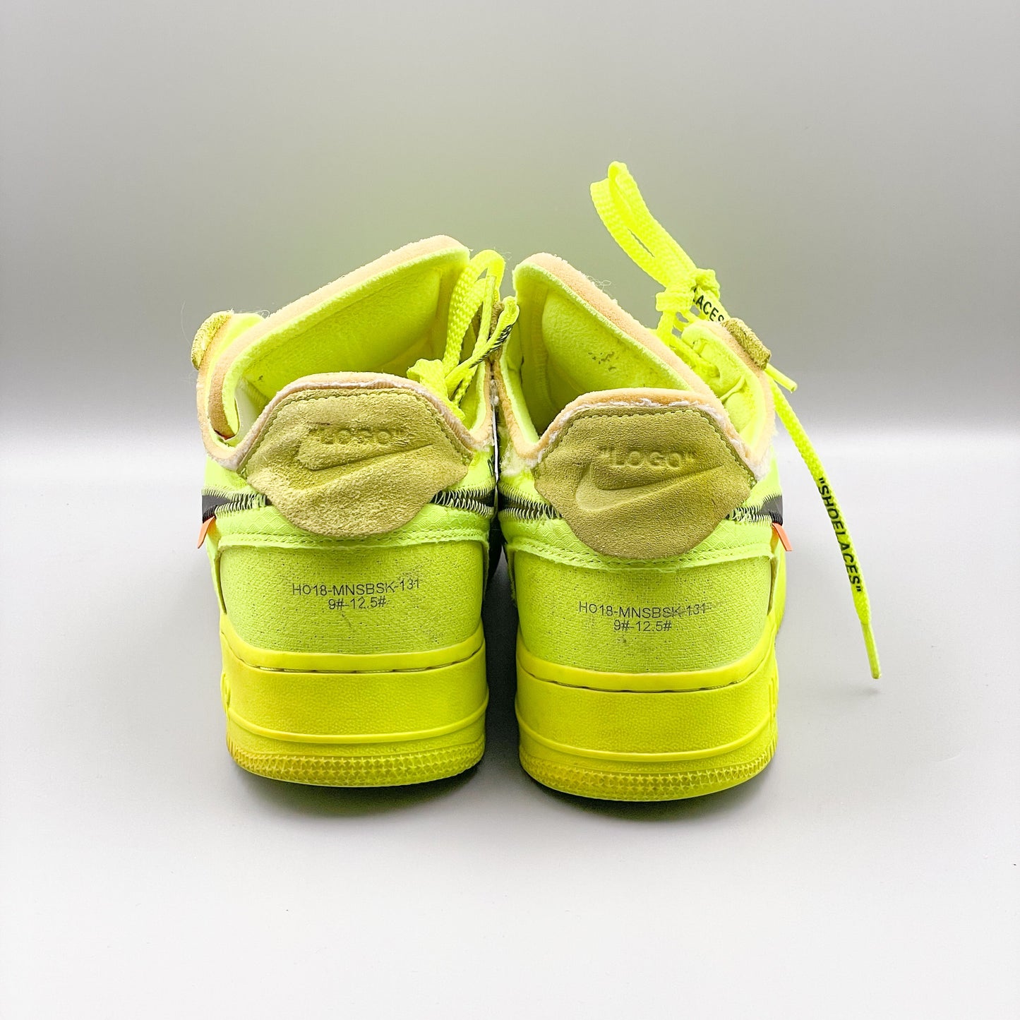 Nike Air Force 1 Low Off-White Volt Size 9